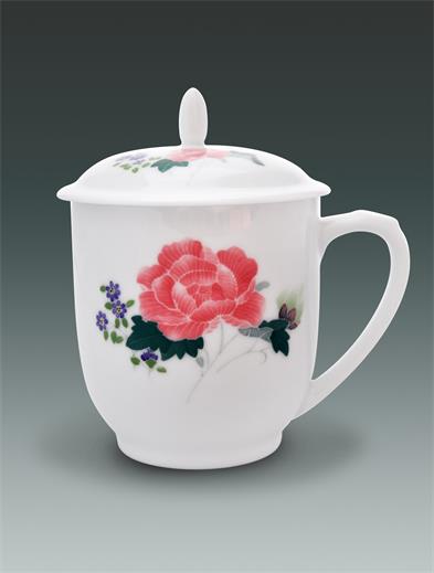 毛瓷杯－《芙蓉》